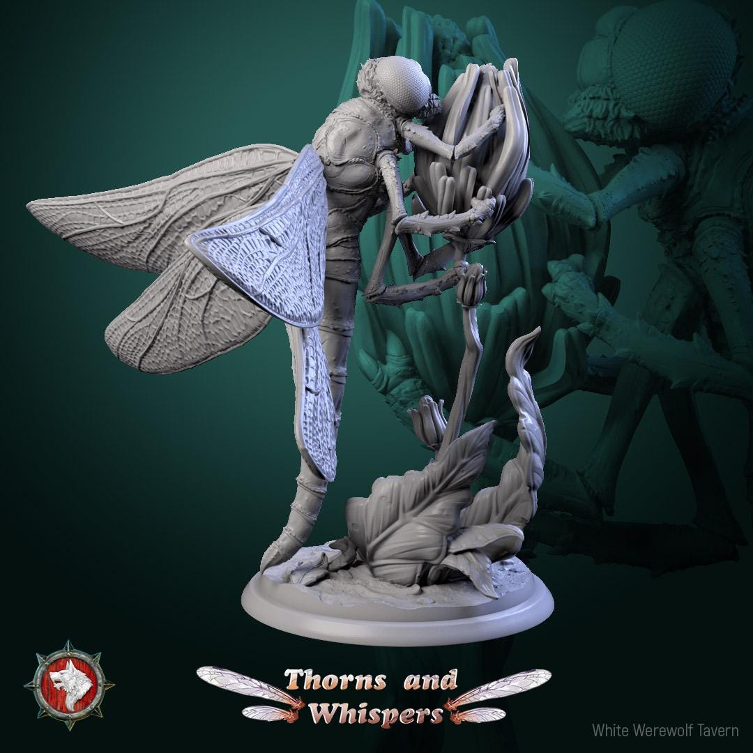 Figurine Dragonfly de chez WW Tavern dans l'univers Thorns and Whispers [50mm]