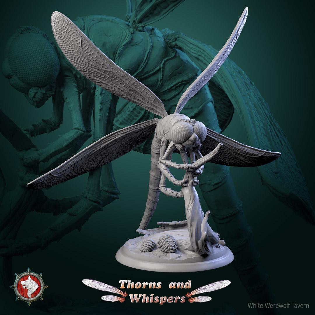 Figurine Dragonfly de chez WW Tavern dans l'univers Thorns and Whispers [50mm]
