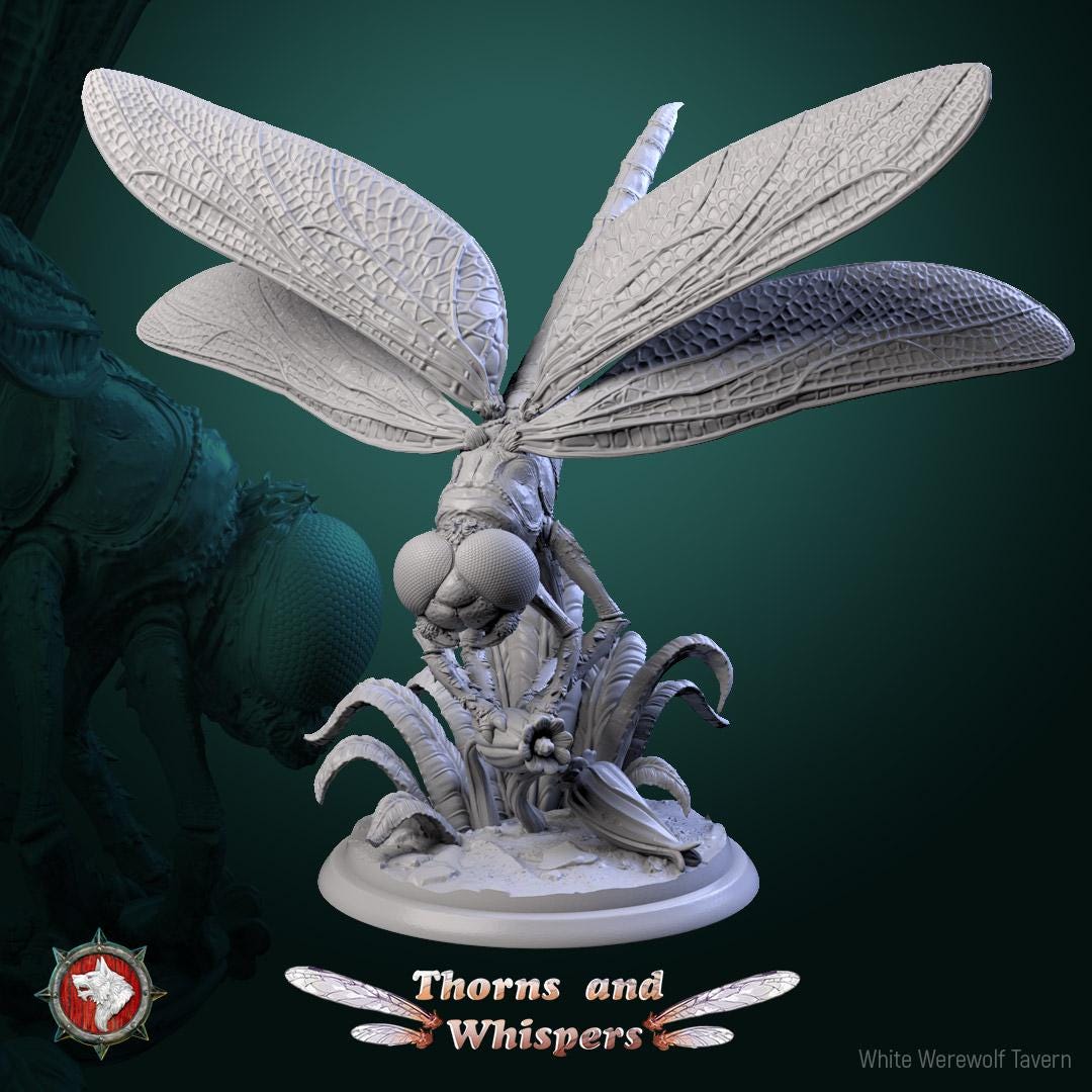 Figurine Dragonfly de chez WW Tavern dans l'univers Thorns and Whispers [50mm]