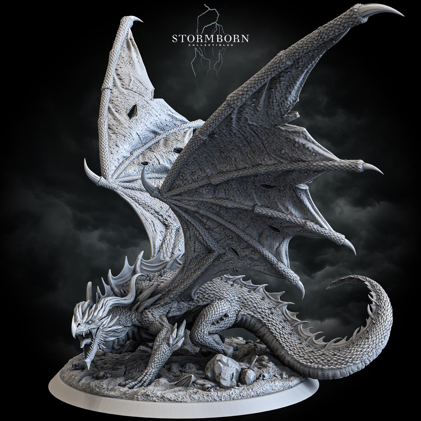 Figurine Ancient Red Dragon de chez Stormborn [1/10ème]