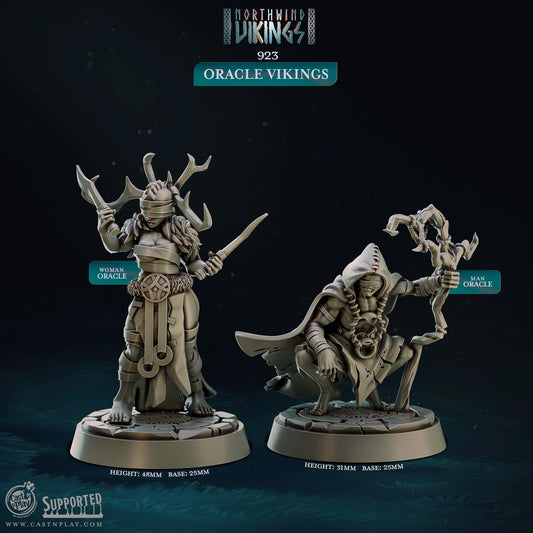 Figurine Oracle Vikings de chez Cast'n Play de l’univers Northwind Vikings [25mm]