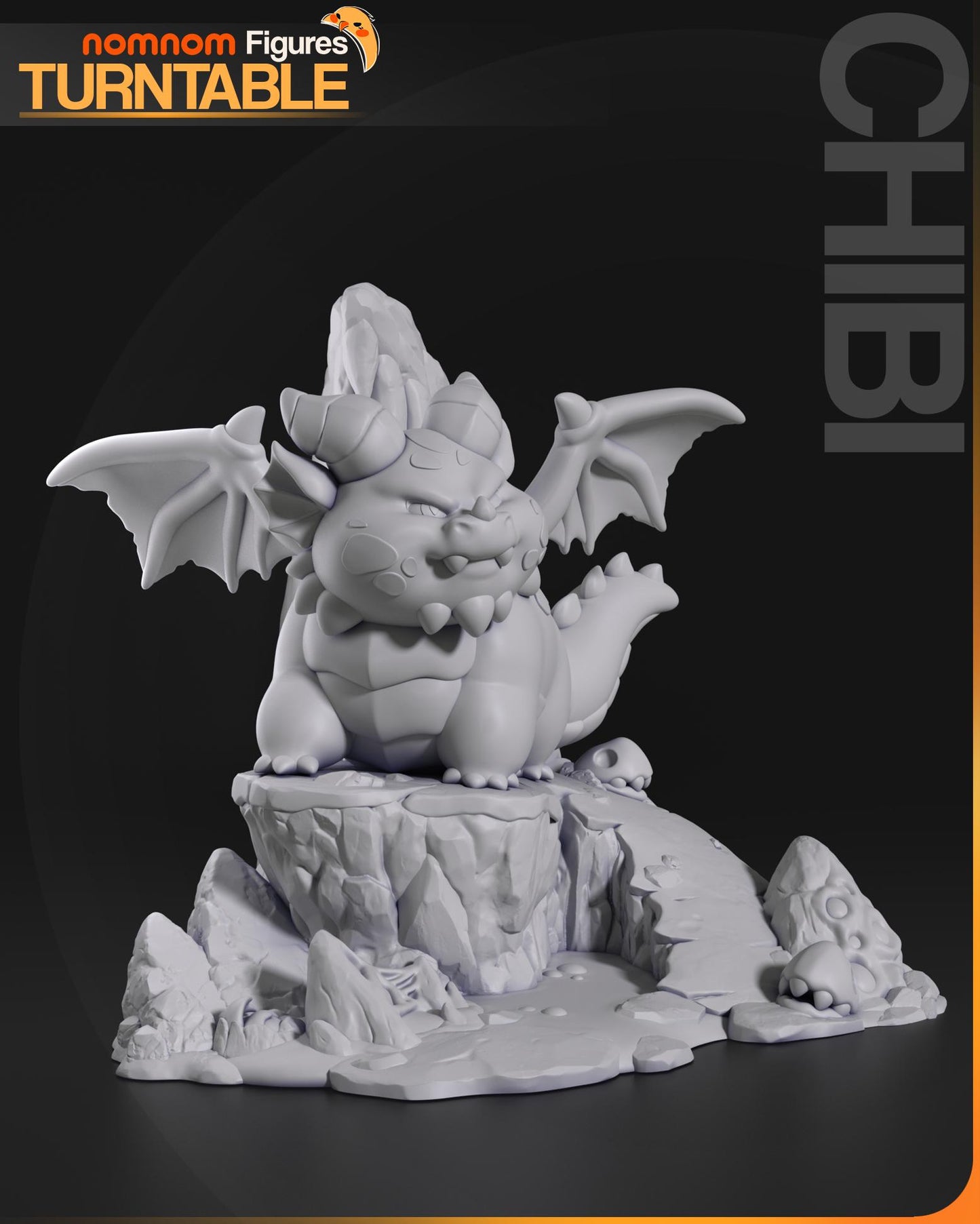 Chibi Themberchaud - Dungeons & Dragons de chez NomNom Figurines