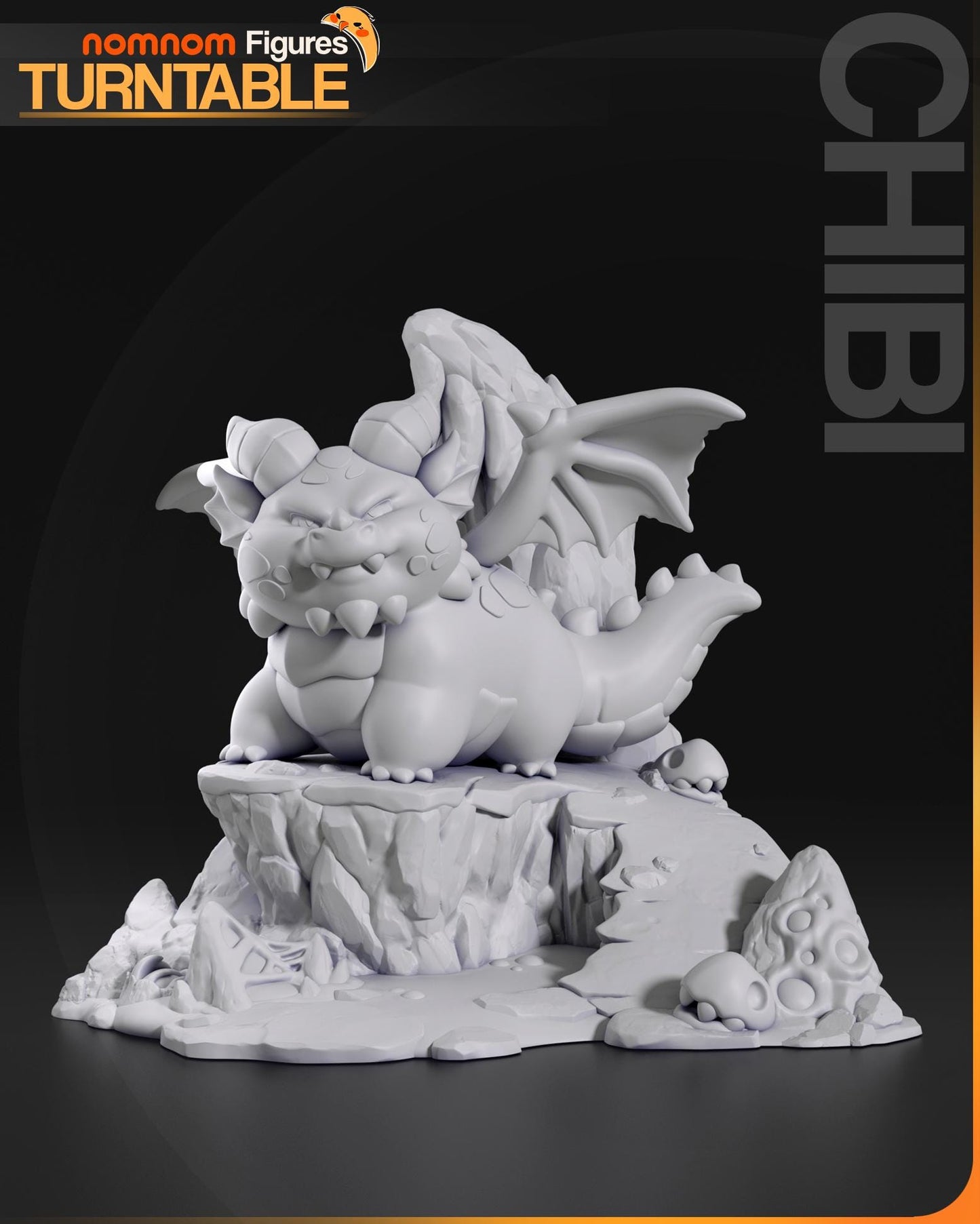 Chibi Themberchaud - Dungeons & Dragons de chez NomNom Figurines