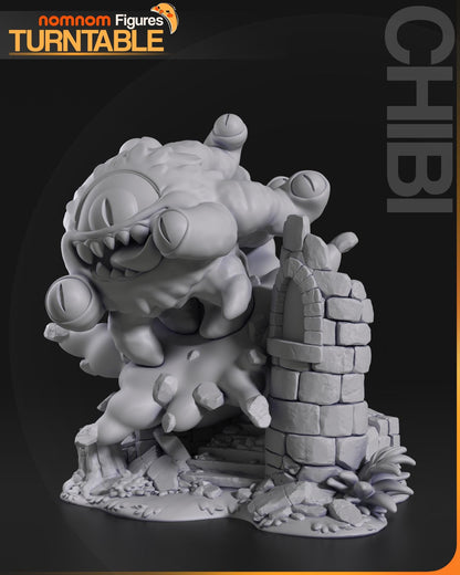 Chibi Beholder - Dungeons & Dragons de chez NomNom Figurines