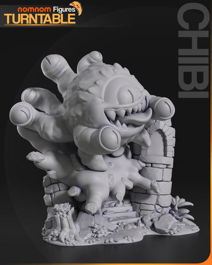 Chibi Beholder - Dungeons & Dragons de chez NomNom Figurines