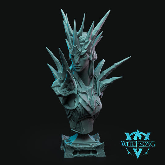 Box de janvier 2025 - Buste de Frost Queen (env. 10cm) de chez Witchsong Miniatures + Tutoriel YouTube