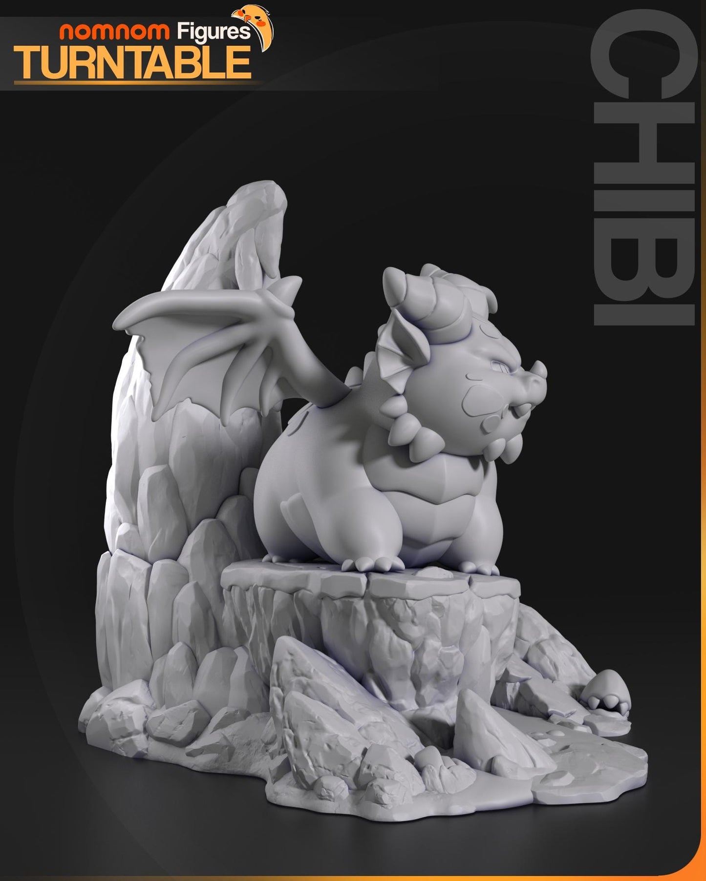 Chibi Themberchaud - Dungeons & Dragons de chez NomNom Figurines