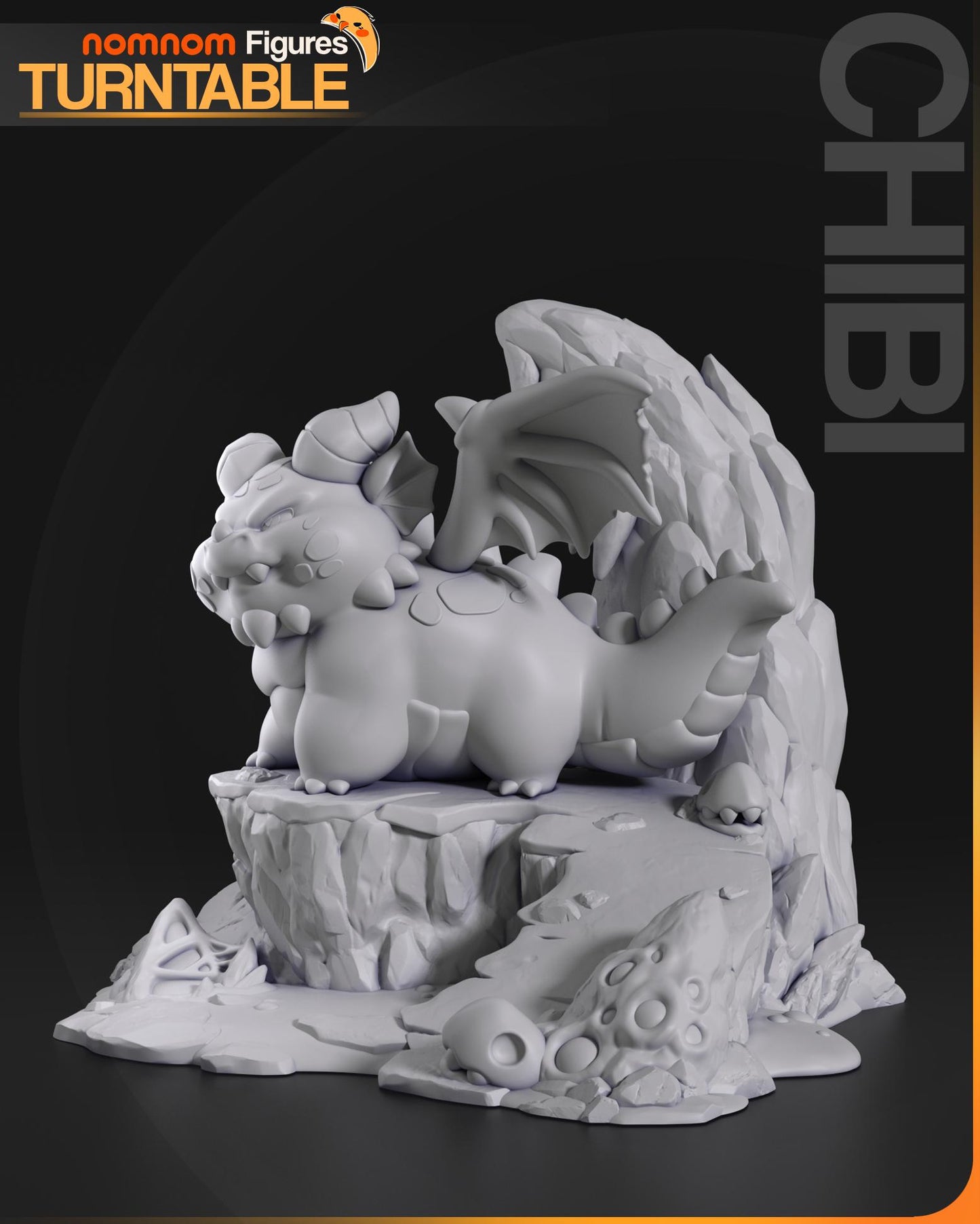 Chibi Themberchaud - Dungeons & Dragons de chez NomNom Figurines
