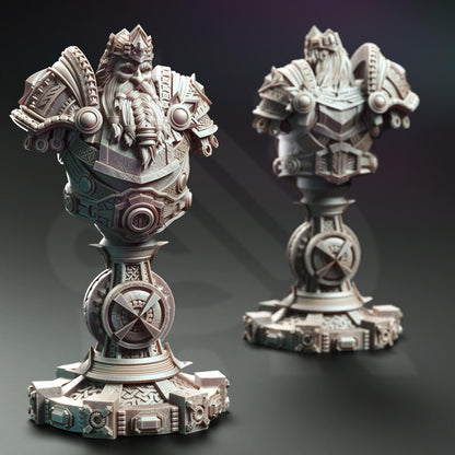 Box de Février 2025 - Buste de Dwarven General (env. 10cm) de chez DM Stash + Tutoriel YouTube