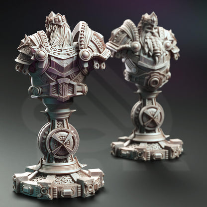 Box de Février 2025 - Buste de Dwarven General (env. 10cm) de chez DM Stash + Tutoriel YouTube