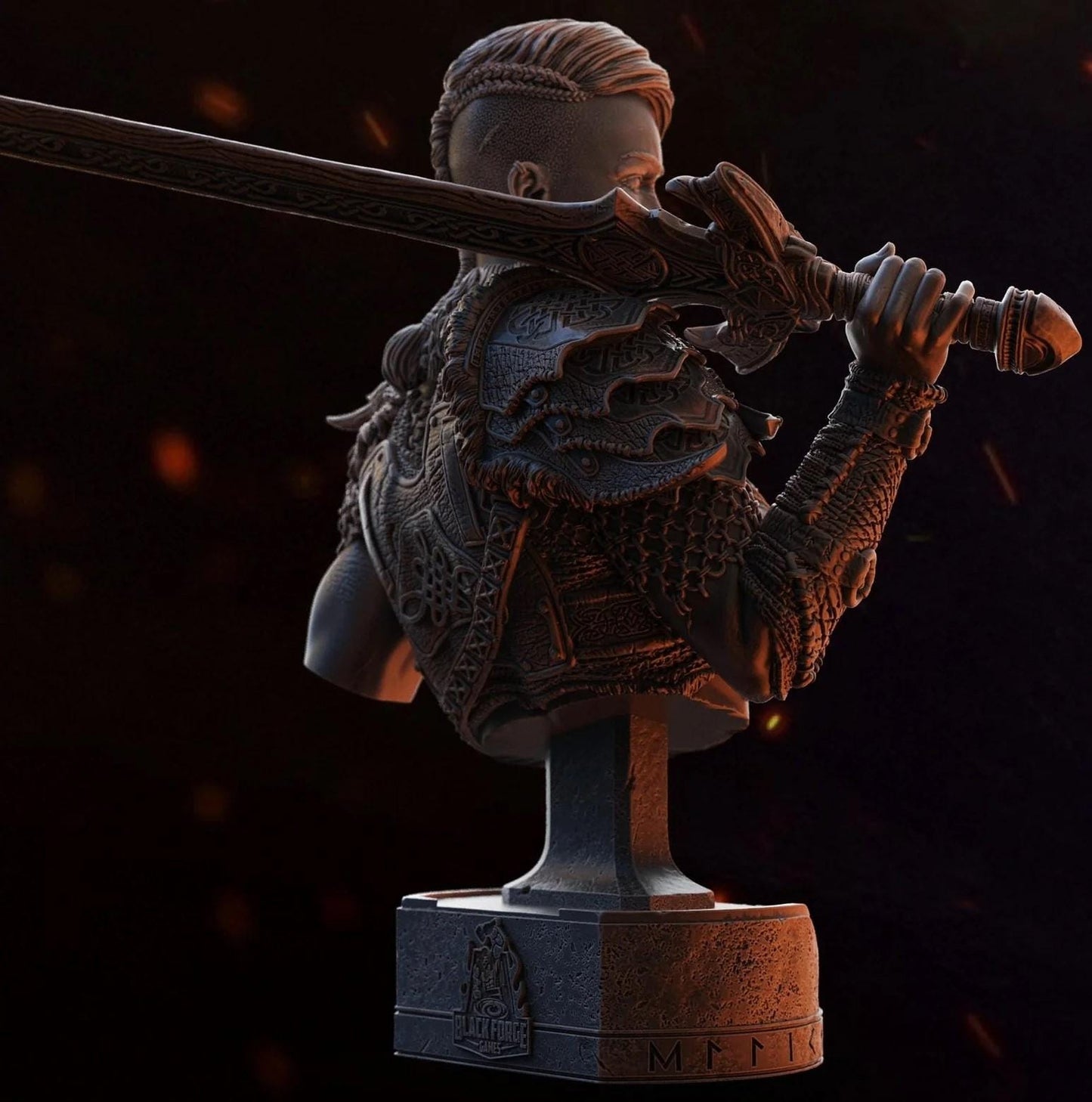 Buste d'Ellika de chez Black Forge Games [1/10ème]