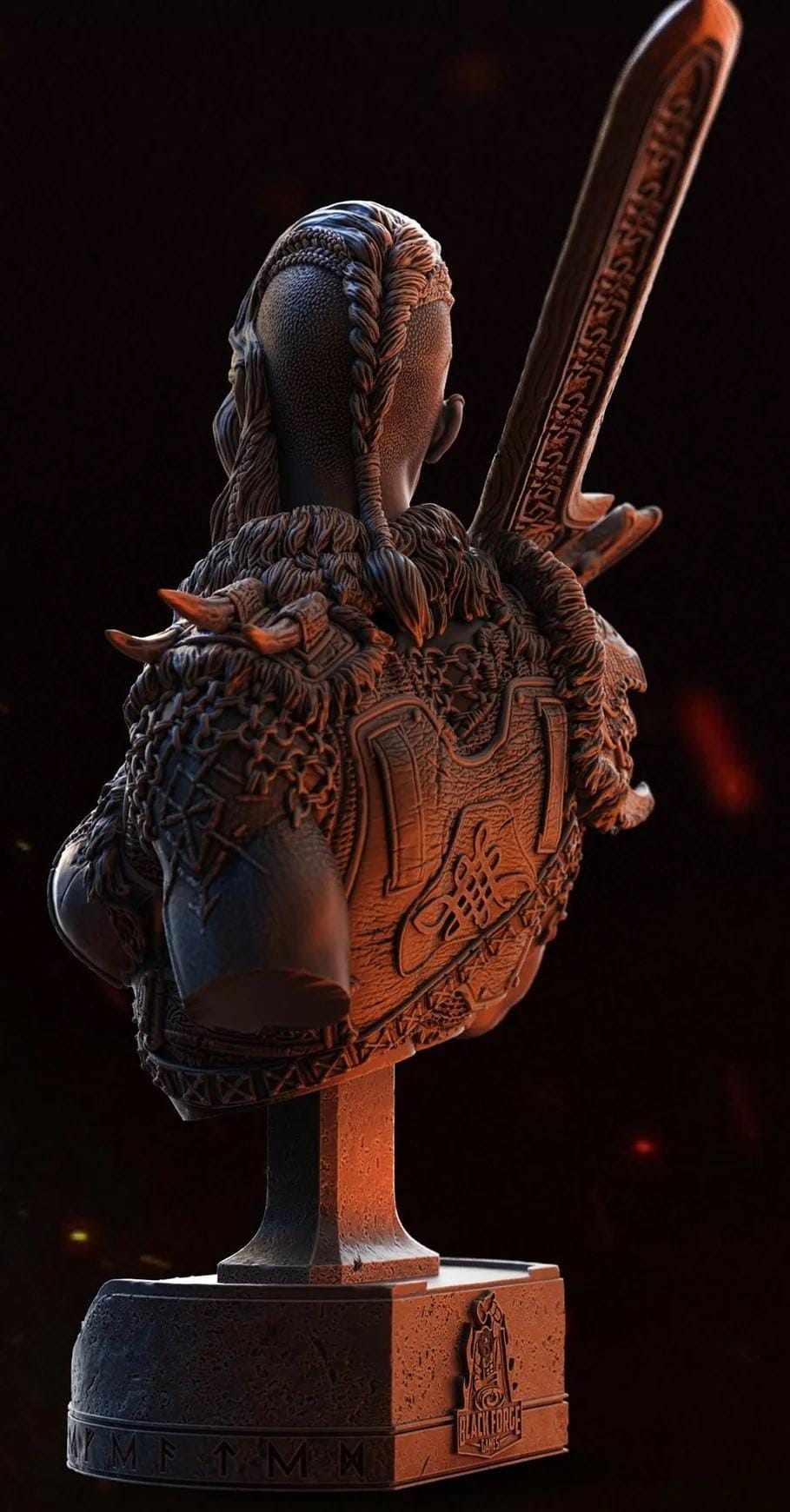 Buste d'Ellika de chez Black Forge Games [1/10ème]