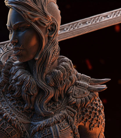 Buste d'Ellika de chez Black Forge Games [1/10ème]