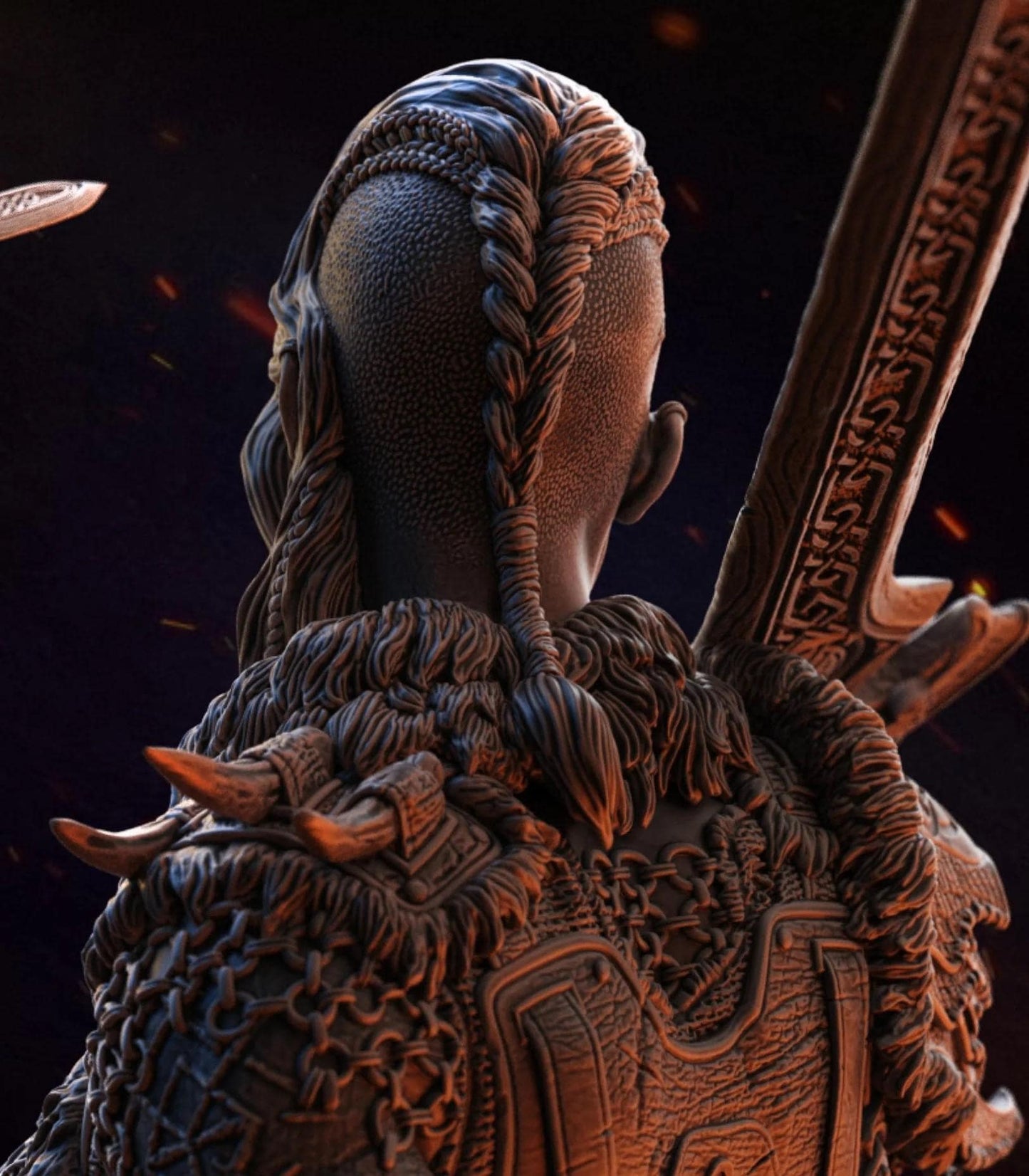 Buste d'Ellika de chez Black Forge Games [1/10ème]