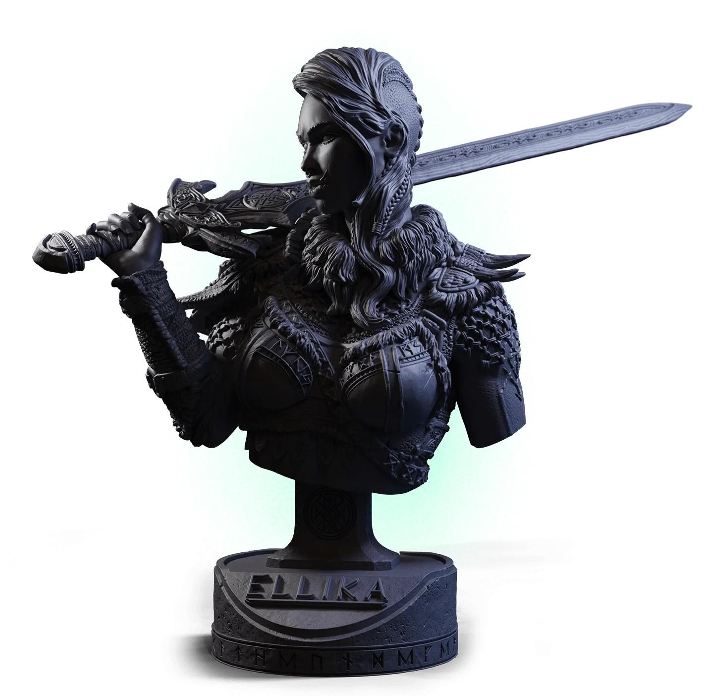 Buste d'Ellika de chez Black Forge Games [1/10ème]