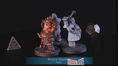 Figurine Heavy Vikings de chez Cast'n Play de l’univers Northwind Vikings [32mm]