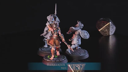 Figurine Barbarian Berserks de chez Cast'n Play de l’univers Northwind Vikings [25mm]